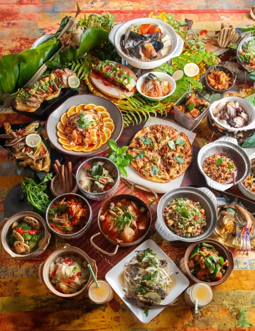 台北凱撒大飯店Checkers自助餐廳即日起推出「泰饗南洋季」,集結多道泰式、南洋菜色。(圖/台北凱撒提供) ▲台北凱撒大飯店Checkers自助餐廳即日起推出「泰饗南洋季」,集結多道泰式、南洋菜色。(圖/台北凱撒提供)