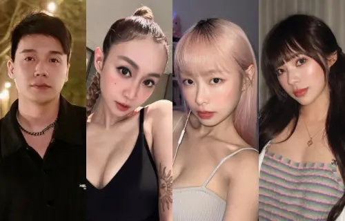 ▲Toyz（左1）曾因林襄被分手！篠崎泫不只傳兵變　還曾遭疑介入陳零九感情。（圖／Toyz IG、DJ樂宜IG、湘湘IG、奈奈IG）