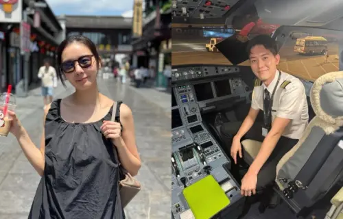 女星麥明詩(左)拍飛機駕駛艙遭批違規!機師老公急忙護妻:停好開門可以拍。(圖/麥明詩IG) ▲女星麥明詩(左)拍飛機駕駛艙遭批違規!機師老公急忙護妻:停好開門可以拍。(圖/麥明詩IG)