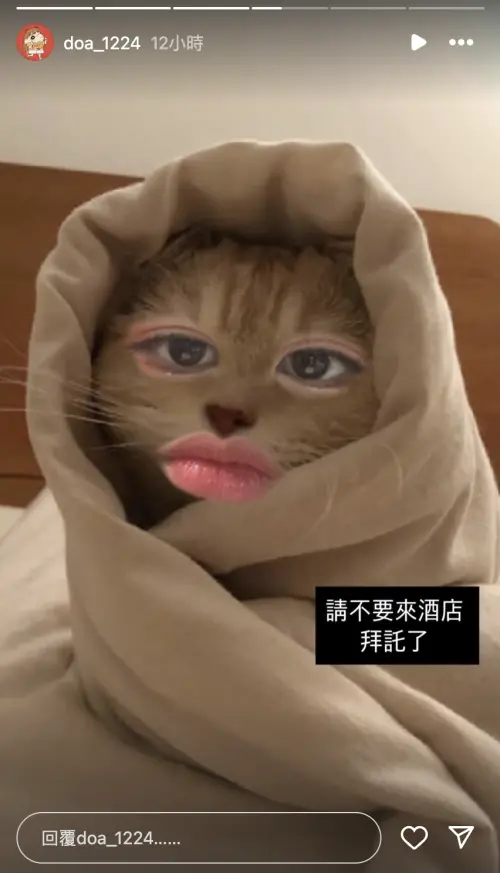 ▲金渡娥發文，希望粉絲不要追星追到酒店。（圖／金渡娥IG）
