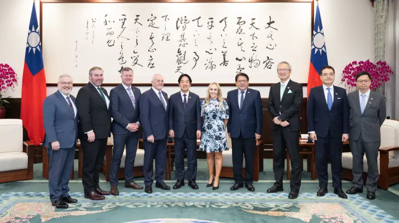 ▲賴清德接見「愛爾蘭跨黨派國會議員訪問團」。（圖／總統府提供）