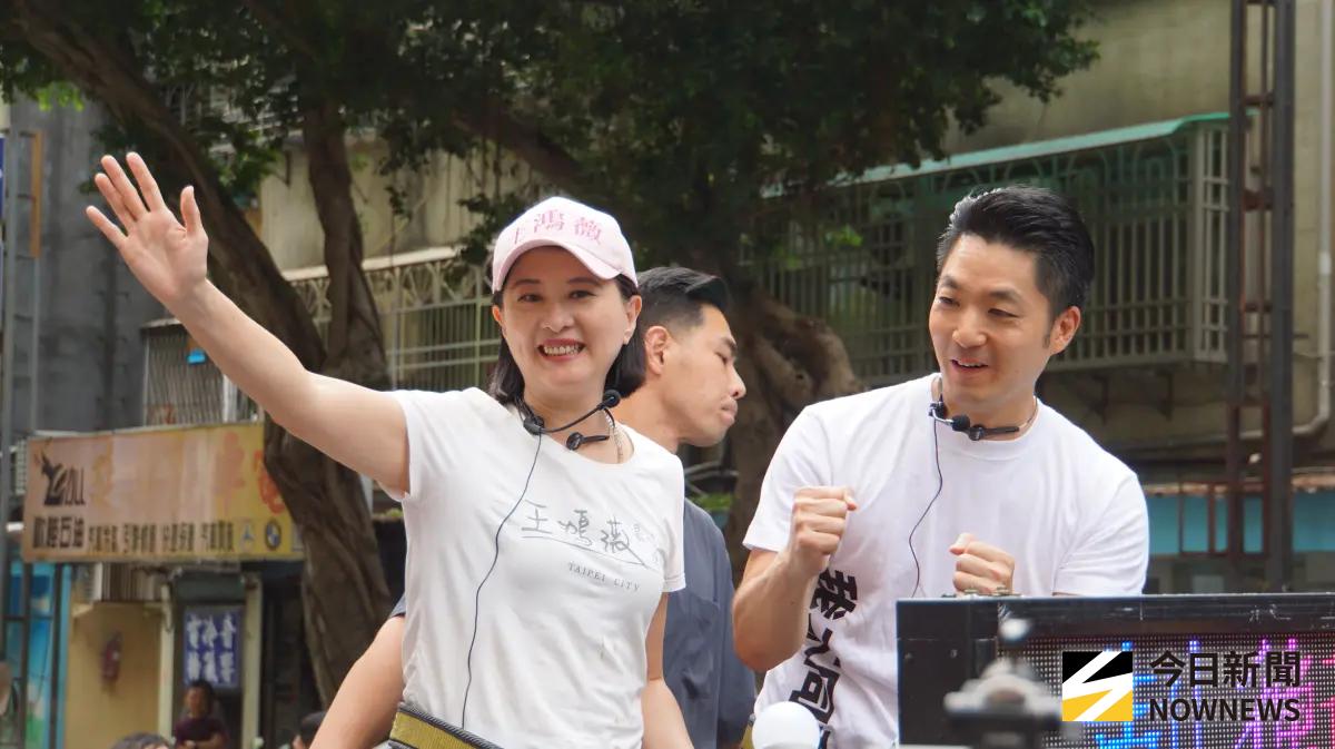 ▲網紅志祺七七先前點名罷免國民黨立委王鴻薇（圖左）。（圖／記者呂炯昌攝）