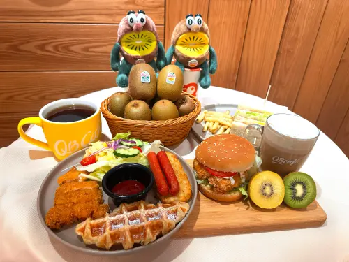 ▲Q Burger聯名Zespri！開吃奇異果優惠再抽周邊好禮。（圖／Q Burger提供）
