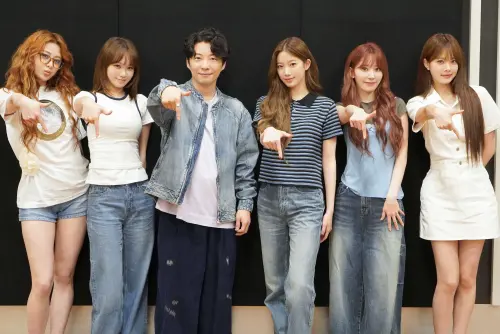 ▲星野源(左3)夢幻聯動LE SSERAFIM,中村一葉還告白是「始祖粉絲」。(圖/星野源IG) ▲星野源(左3)夢幻聯動LE SSERAFIM,中村一葉還告白是「始祖粉絲」。(圖/星野源IG)