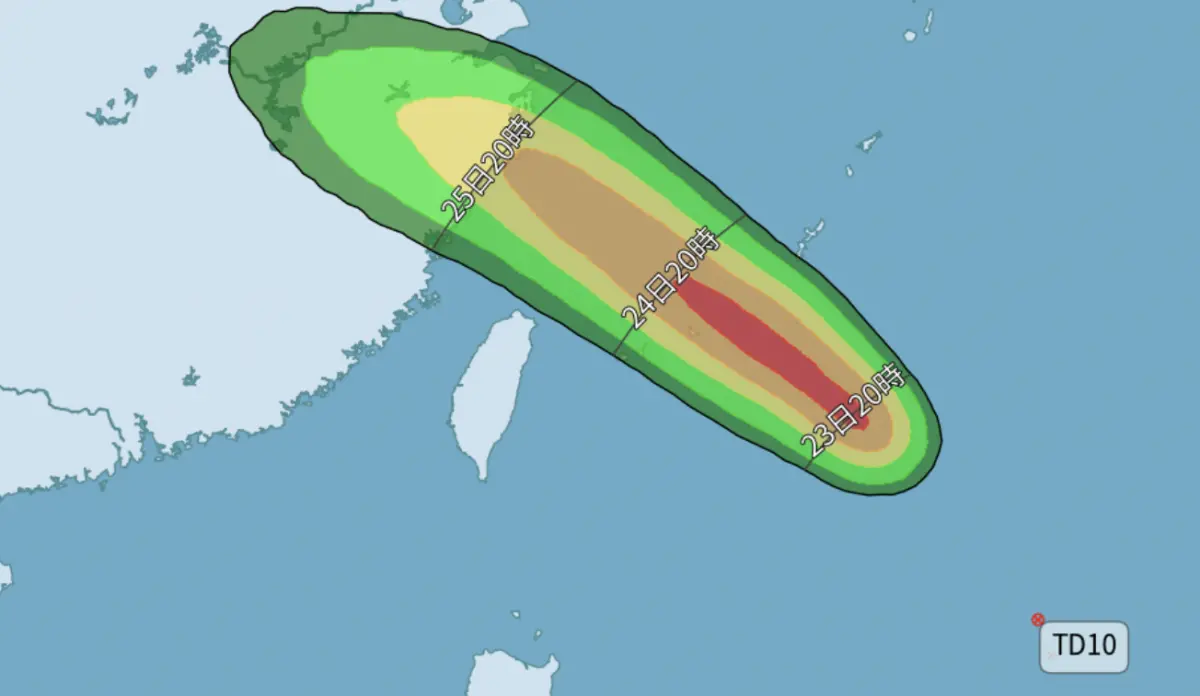 天氣預報／颱風范斯高估今天生成！最新路徑出爐 北台灣雨轟2天