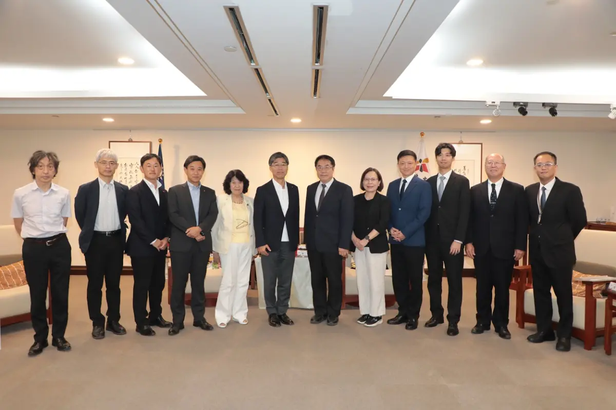 日本眾議員田嶋要率團來訪 黃偉哲感謝日本各界溫暖慰問