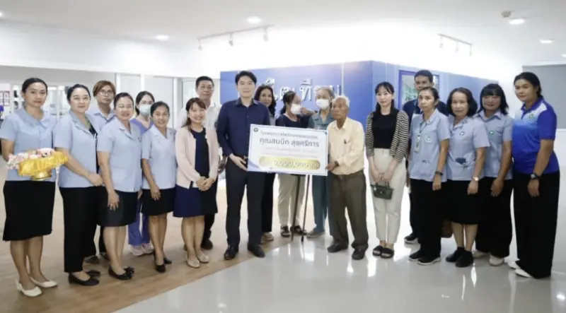 ▲ 泰國一名房地產董事長10年來低調行善，捐款總額超過1億泰銖（約新台幣9千萬元）。（圖／翻攝自臉書）