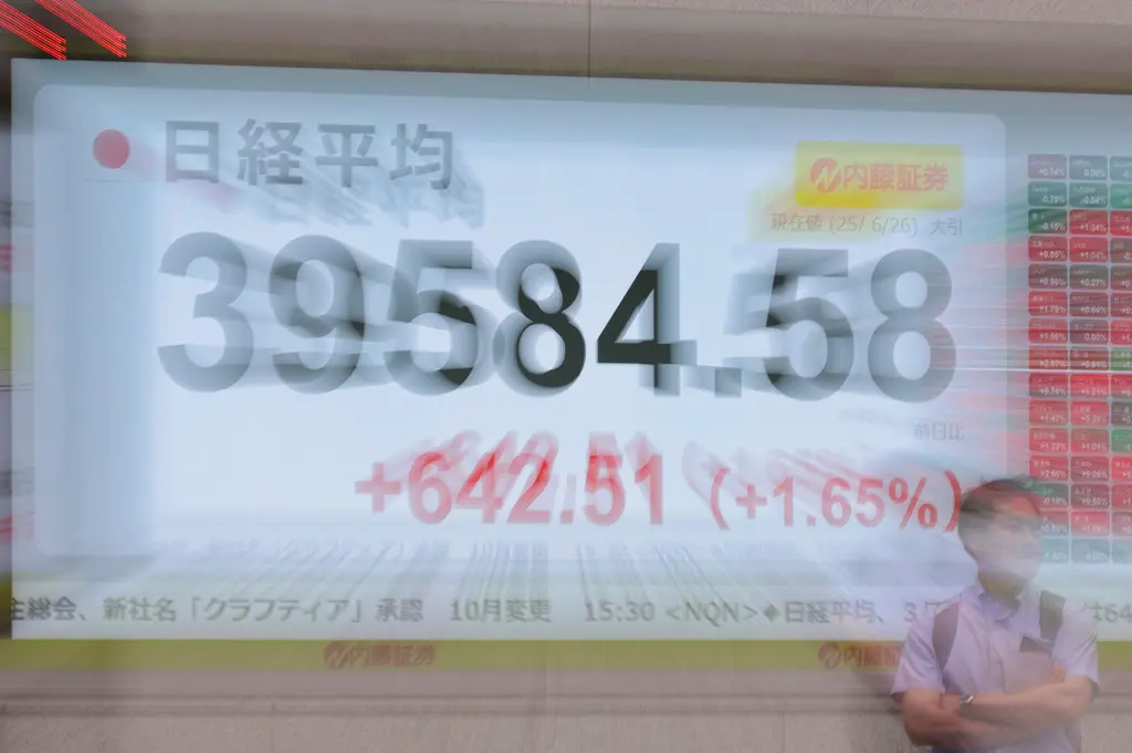 ▲在美國總統川普宣布日本關稅15%後，日股23日開盤大漲。示意圖。（圖／美聯社／達志影像）
