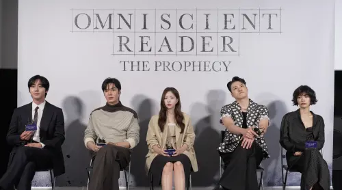 ▲《全知讀者視角》台韓同一天上映,安孝燮(左起)、李敏鎬、蔡秀彬、申承浩、NANA為了宣傳電影,接受台灣媒體訪問。(圖/采昌) ▲《全知讀者視角》台韓同一天上映,安孝燮(左起)、李敏鎬、蔡秀彬、申承浩、NANA為了宣傳電影,接受台灣媒體訪問。(圖/采昌)