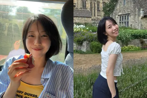 ▲芒果剪掉長髮，以乾淨俐落的短髮重新出現在大眾面前。（圖／芒果IG）