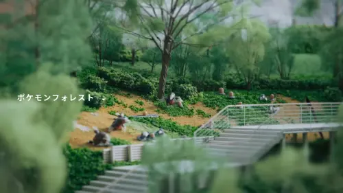 ▲「寶可夢森林」是全長約500公尺的美麗森林，路途包含草叢、隧道與蜿蜒的山路。（圖／寶可夢公司官網）