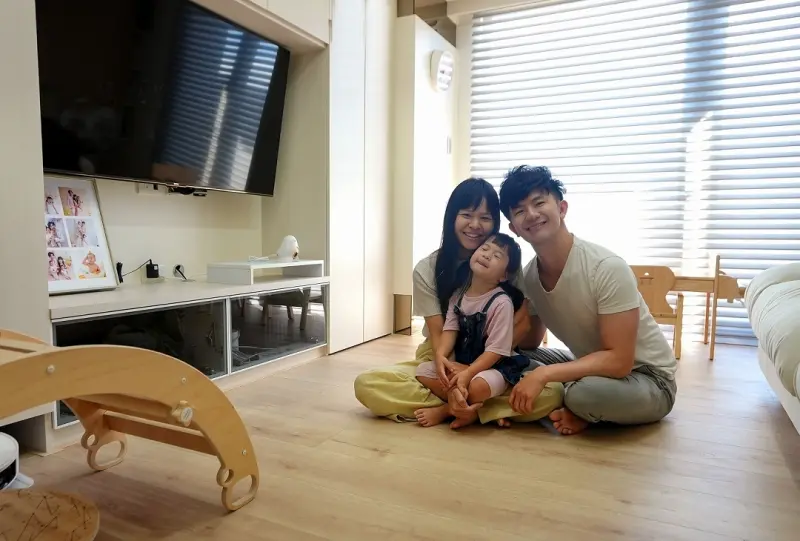 歐德用綠建材　為豬豬隊友打造安心親子宅　超耐磨木地板舒適升級
