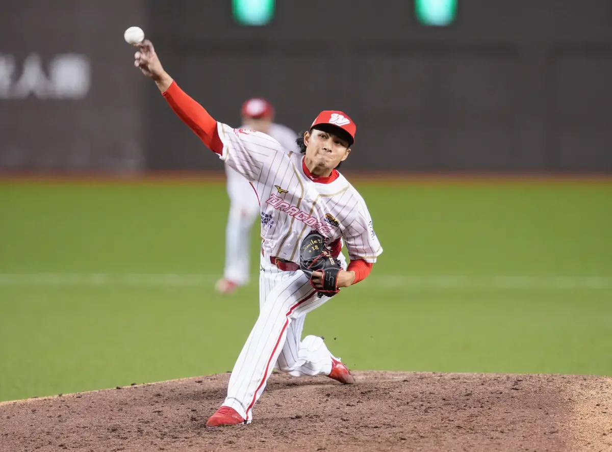 ▲日本火腿隊親自拜會味全龍，表達對投手徐若熙的興趣。（圖／記者葉政勳攝 ,資料照）