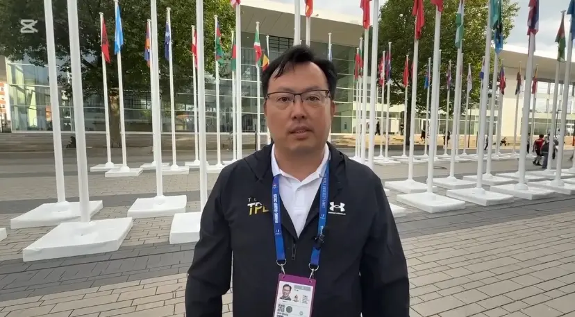 ▲體育署署長鄭世忠今日出席世運會餐會，談到李洋即將接任運動部部長一事，2度強調自己沒有被徵詢，所以完全不知道此事。（圖／翻攝自鄭世忠Threads）