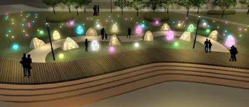 ▲2025八里城市沙雕展將於8/16登場，結合《數碼寶貝》主題。（圖／新北市政府提供）