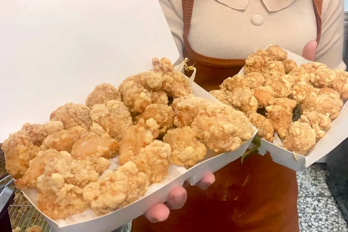 百元鹹酥雞便當「肉滿到看不到飯」！店名被搜出 這家有超巨雞排