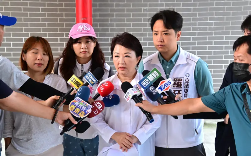 ▲台中市長盧秀燕建議中央拔擢鄭世忠為運動部長。（圖／記者顏幸如攝，2025.07.24）