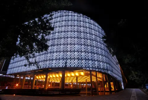 ▲2010年花博遠東環生方舟（EcoARK）建築不僅突破回收材料的想像，也成為國際永續建築的經典代表作。（圖／小智研發提供）