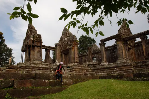 ▲翡翠三角地區擁有數座歷史悠久的寺廟。圖為柏威夏寺(Preah Vihear temple)資料照。(圖/美聯社/達志影像) ▲翡翠三角地區擁有數座歷史悠久的寺廟。圖為柏威夏寺(Preah Vihear temple)資料照。(圖/美聯社/達志影像)