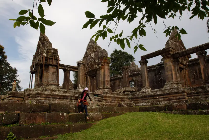 ▲翡翠三角地區擁有數座歷史悠久的寺廟。圖為柏威夏寺（Preah Vihear temple）資料照。（圖／美聯社／達志影像）