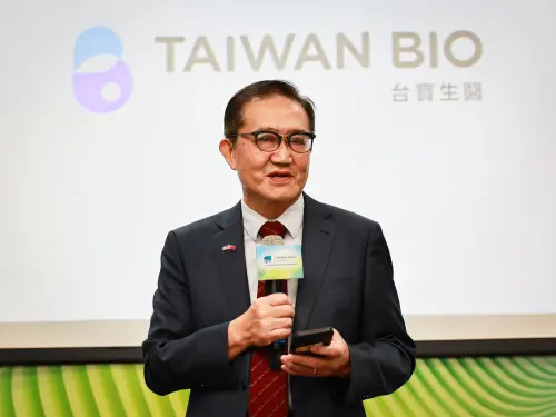 台寶生醫董事長郭旭崧強調,相信台寶是這場競賽的領先者之一。(圖/劉祐龍攝影) ▲台寶生醫董事長郭旭崧強調,相信台寶是這場競賽的領先者之一。(圖/劉祐龍攝影)