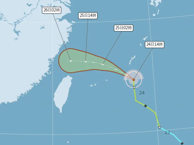 颱風逼近！氣象署：范斯高風雨最強時段來了　大罷免半個台灣有雨