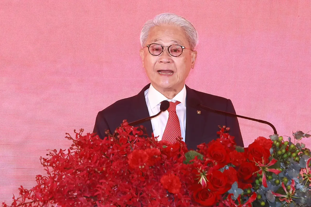 ▲台新新光金控董事長吳東亮。（圖╱記者葉政勳攝）