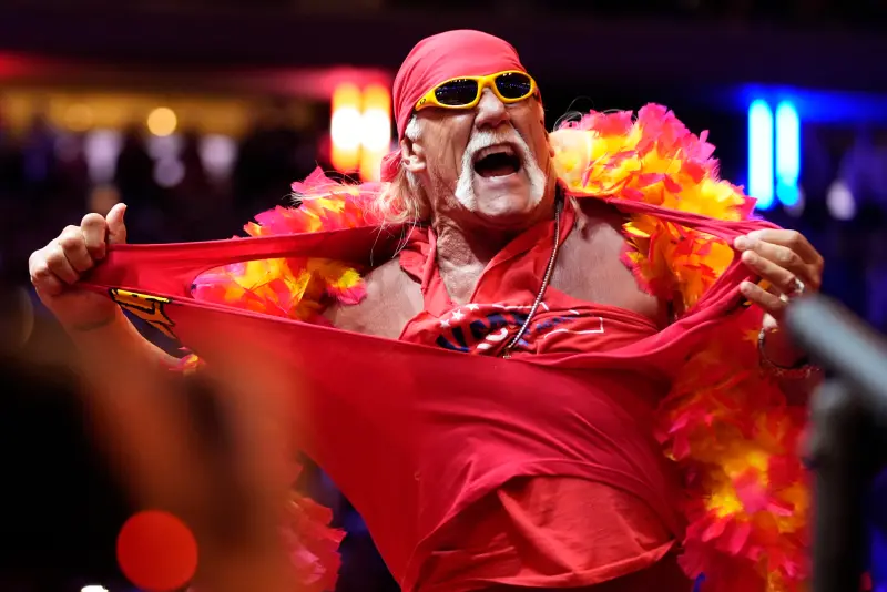 ▲Hulk Hogan在美國佛羅里達州家中病逝，享壽71歲。這位以「Hulkamania」熱潮出名的超級巨星，曾是WWF（現為WWE）與WCW兩大聯盟的門面人物。（圖／美聯社／達志影像）