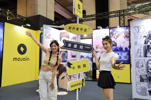 ▲MOJOIN漫畫區牆面展示多部人氣原創作品，吸睛又耐看！（圖／MOJOIN提供）