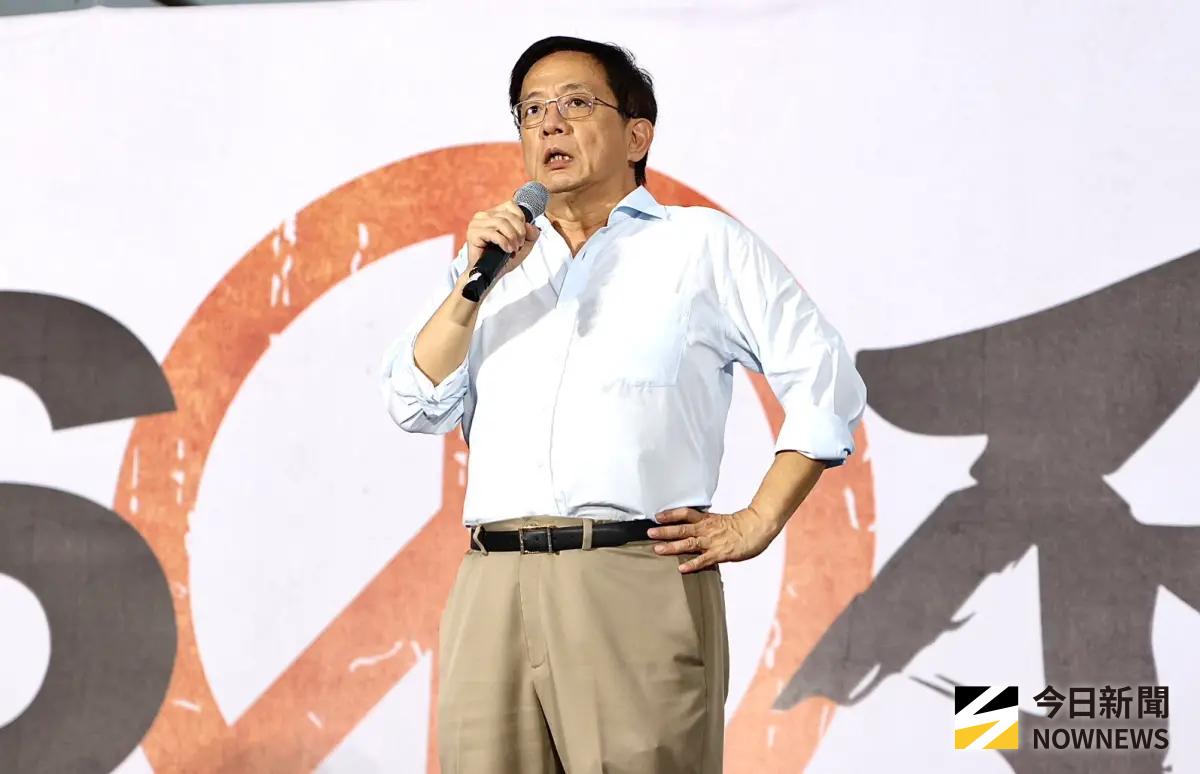 ▲台大前校長管中閔砲轟「民族敗類」。（圖／記者朱永強攝）