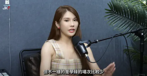 ▲琳妲直言學姐學妹薪資懸殊的關鍵是場次數量。（圖／戲引子 YouTube）