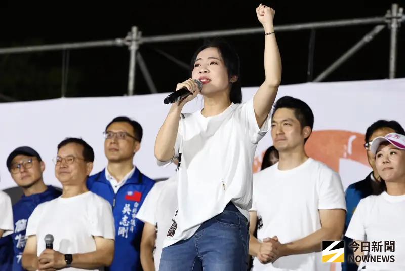 ▲國民黨立委徐巧芯目前「不同意票」暫居領先。（圖／記者朱永強攝）