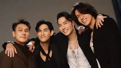 ▲朱孝天才坦承跟F4其他人不熟又退出群組，昨（25）日卻無預警曬出4人合體合照，引發粉絲熱烈討論與青春共鳴，不少網友紛紛笑說：「明明感情很好嘛！」（圖／翻攝自朱孝天Threads）