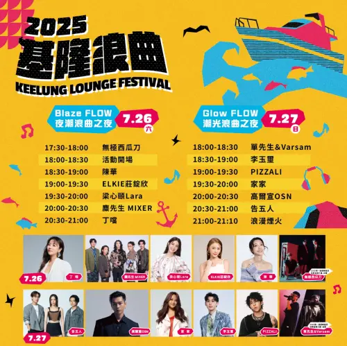 ▲「2025基隆浪曲嘉年華活動」表演卡司（圖／取自基隆市政府官網）