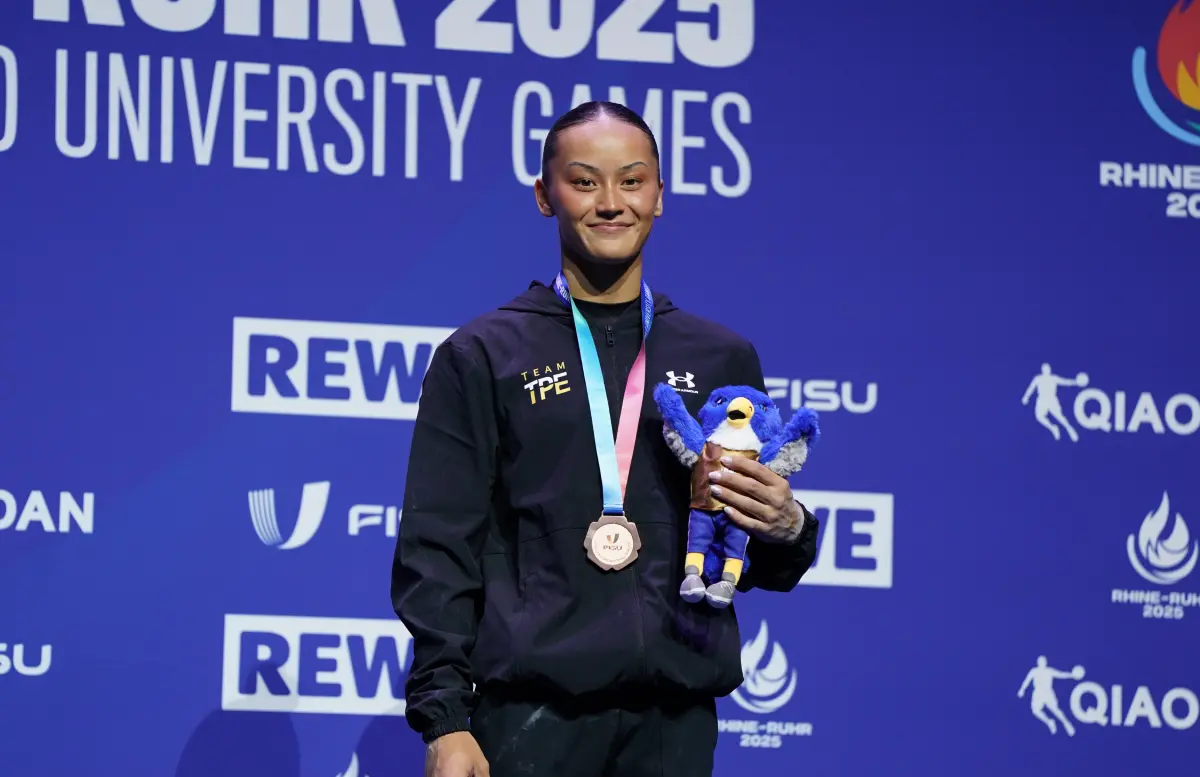 世大運體操／陳瑞安女子全能摘銅！台灣史上第一人 創我國新紀錄