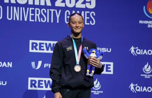 世大運體操／陳瑞安女子全能摘銅！台灣史上第一人　創我國新紀錄
