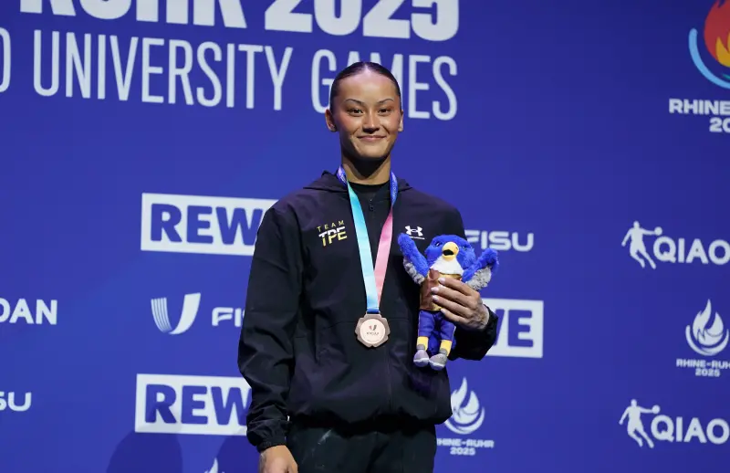 世大運體操／陳瑞安女子全能摘銅！台灣史上第一人　創我國新紀錄