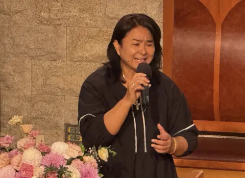 ▲裘海正(如圖)也在林沖的追思會上獻唱聖歌,懷念這位演藝界的大前輩。(圖/記者蘇詠智攝) ▲裘海正(如圖)也在林沖的追思會上獻唱聖歌,懷念這位演藝界的大前輩。(圖/記者蘇詠智攝)