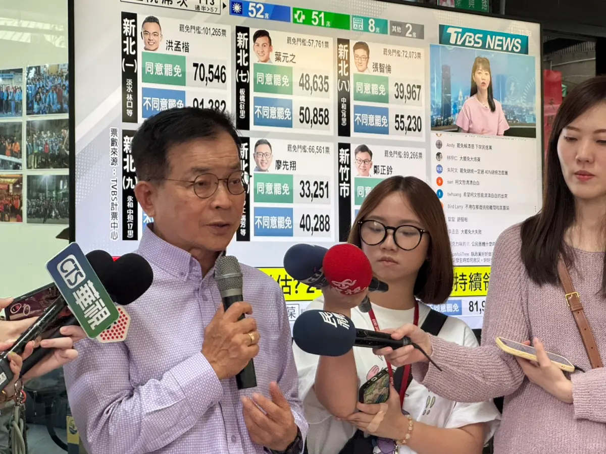 726大罷免／快訊！賴士葆宣布罷免不通過 支持者到場聲援