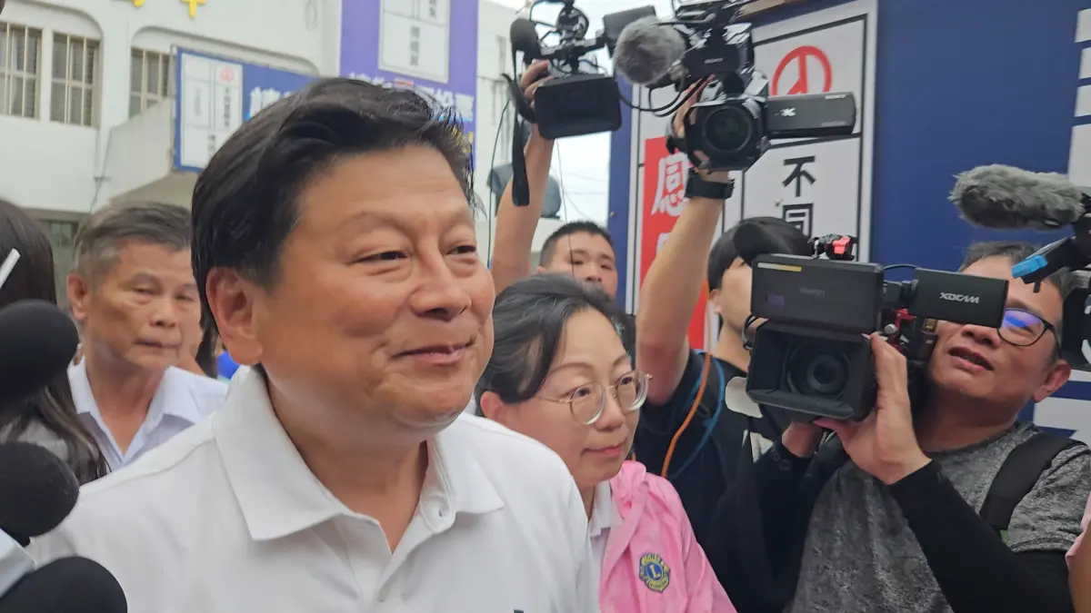 ▲花蓮議員胡仁順透露國民黨立委傅崐萁（圖）曾宣傳「反罷免成功，花蓮每年多161億」。（圖／記者劉松霖攝）