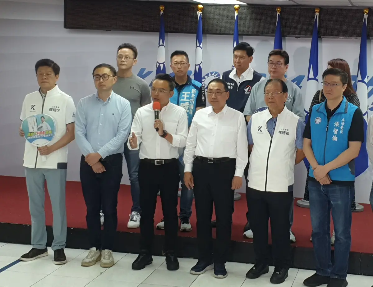 ▲洪孟楷開砲，卓榮泰應請辭負責，回應最新民意。（圖／何哲欣攝，2025.07.26）