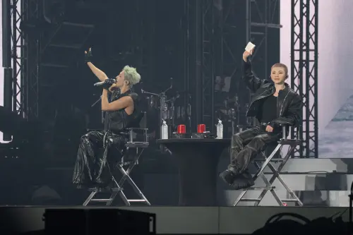 ▲SEVENTEEN成員HOSHI與WOOZI組成的小分隊「HxW(豪雨CP)」林口演唱會Day1。(圖/D-SHOW) ▲SEVENTEEN成員HOSHI與WOOZI組成的小分隊「HxW(豪雨CP)」林口演唱會Day1。(圖/D-SHOW)