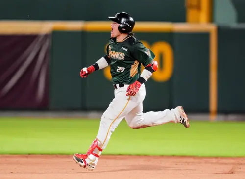 ▲台鋼雄鷹張肇元今日敲出2分砲，一度替雄鷹要回領先優勢。（圖／台鋼雄鷹提供）