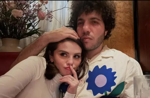 ▲席琳娜（左）和班尼布蘭柯（右）婚禮計劃提前曝光，讓她覺得有再增強保全的必要。（圖／摘自IG）