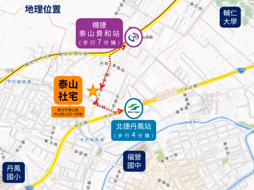 泰山中山段社會住宅生活機能優異 ▲泰山中山段社會住宅生活機能優異