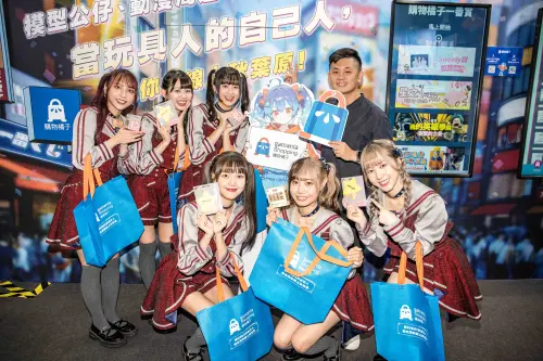 ▲AKB48 Team TP（如圖）擔任一日店長與現場粉絲互動。（圖／NOWNEWS今日新聞）
