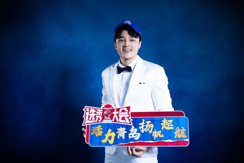 ▲林韋愷在首輪第14順位被青島國信選中，成為本屆唯一獲選的台灣球員。新賽季將披上13號球衣，成為歷史上第34位登上CBA舞台的台將。（圖／匯傑運動經紀提供）