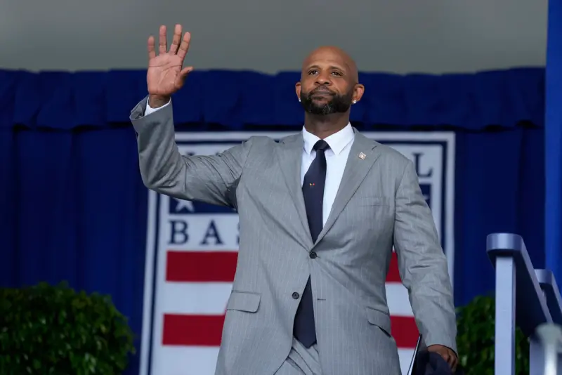 ▲名人堂左投沙巴西亞（CC Sabathia）在洋基隊被淘汰後於社群發出惡搞合成照，諷刺球員「提前飛坎昆度假」。（圖／美聯社／達志影像）