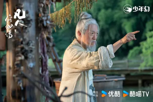 ▲金士傑飾演瘋癲的「墨大夫」，演技封神。（圖／翻攝自微博）