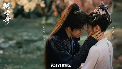 ▲李蘭迪、敖瑞鵬擁吻甜暈劇迷。（圖／翻攝自微博）